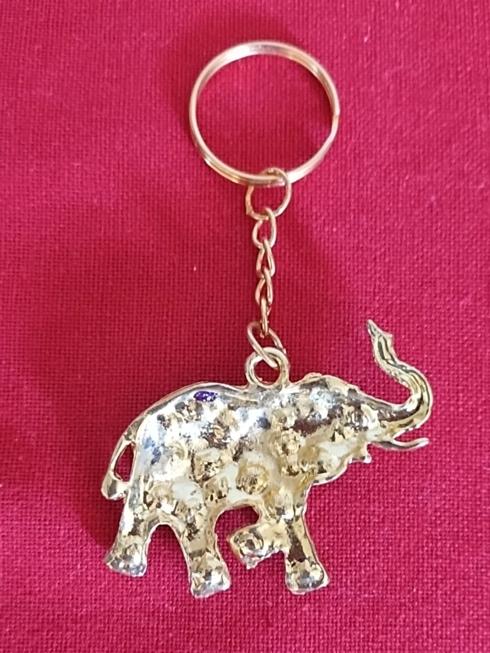 JEWELED ELEPHANT KEYCHAIN